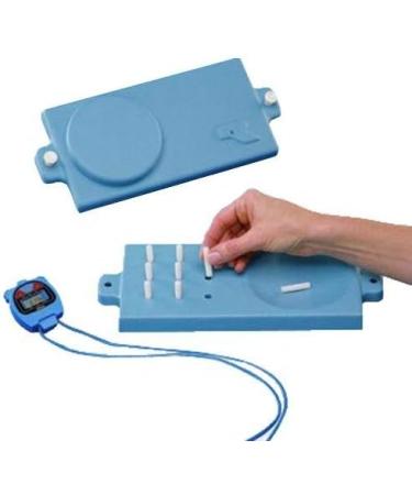 Jamar 9-Hole Peg Test Kit: Hand Rehabilitation Occupational & Physical Therapy Set - Buy Online on GoSupps.com