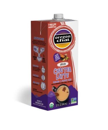 Oregon Chai Organic Spiced Chai Tea Latte Concentrate  32 Fl Oz (Pack of 6) SPICED 6 - Buy Online on GoSupps.com