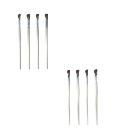 NOLITOY 8 Pcs Nose Shadow Brush Eyeshadow Concealer Brush under Eye Women Makeup Supplies Angled Brush Miss mediumx2pcs As Shownx2pcs