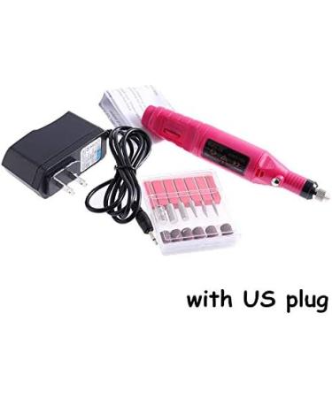 2018 High Quality Electric Nail Art Drill Manicure Machine 6bits Drill Pen Pedicure File Polish Nail Art Tool Kit EU/US Plug - (Color: with EU Plug) - Buy Online on GoSupps.com