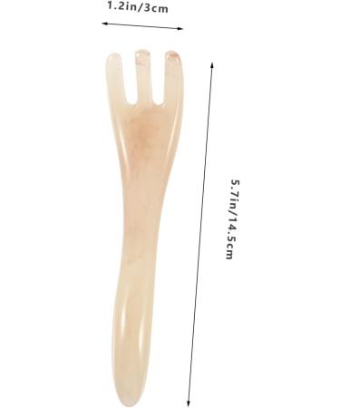 SESESFOUFU Kratzkamm Sleek Starrisus - Hair Growth Massager & Face Scraper 14.5x3cm Beauty Salon Accessory for Headaches - Buy Online on GoSupps.com