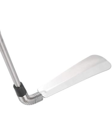 Premium Collapsible Long Handled Shoe Horn for Seniors, Men, Women, and Kids - Stainless Steel Telescopic Shoe Lifter - Buy Online on GoSupps.com