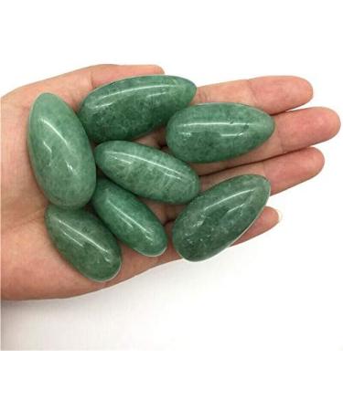 2pcs Natural Green Strawberry Quartz Crystal Polished Palm Stones Decor Natural Stones and Crystals Stone Mineral Specimen - Buy Online on GoSupps.com