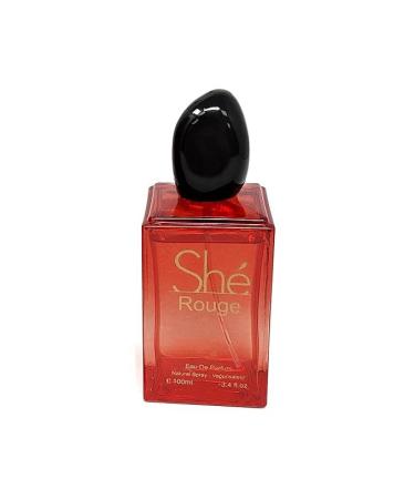 She Rouge Eau De Parfum 3.4 fL oz. Floral Fruity fragrance for women. - Buy Online on GoSupps.com