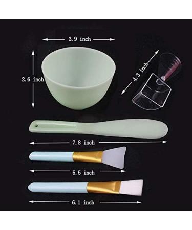 Face Mask Bowl and Brush Set | DIY Facial Mask Mixing Kit with Soft Silicone Brush and Measuring Tools - Buy Online on GoSupps.com