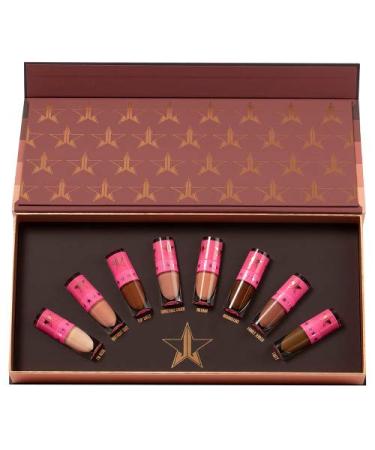 Jeffree Star Cosmetics Matte Lipstick Set! The Mini Velour Liquid Lipstick Nudes Volume 2! Eight Long-wearing Nude Lip Colors! Perfect Holiday Christmas Gift for Women!