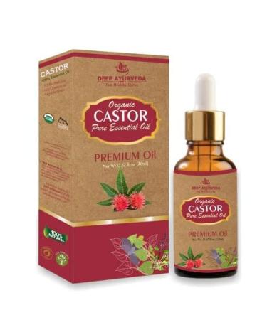 DEEP AYURVEDA Castor Oil | Rich in Laxative Anti Inflammatory and Skin Health Properties | 100 ml Pack