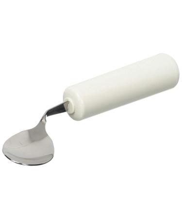 Homecraft Queens Cutlery Right Handed Spoon Angled (Eligible for VAT relief in the UK) Stainless Steel Adaptive Dining Utensil for Elderly Disabled Handicapped Large Built-Up Handle for Good Grip - Buy Online on GoSupps.com