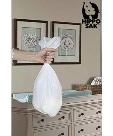 Hippo Sak Diaper Disposal Bags - 375 Count, White | Convenient Diaper Disposal Solution - Buy Online on GoSupps.com