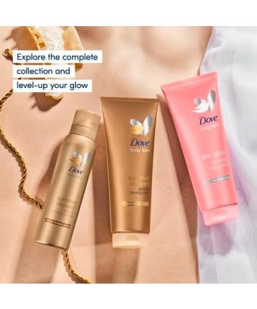 Dove Summer Revived Medium to Dark Gradual Tanning Lotion for a gradual tan and natural radiant glow non greasy self-tan for all skin types 200 ml x2 - Buy Online on GoSupps.com