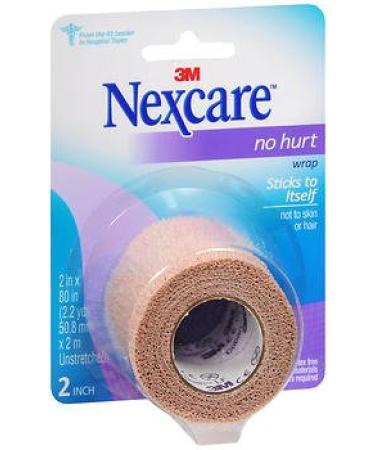 Nexcare No Hurt Wrap 2 in x 80 in - 1 Each Pack of 6