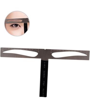 POPETPOP 2pcs Brow Stencils Eyebrow Stencil Kit Eyebrow Ruler Tool With Box - Buy Online on GoSupps.com