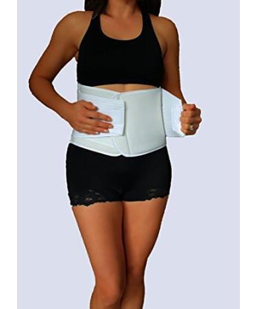 Double Closure Abdominal Hernia Binder - Medium 34-40 | Hernia Support & Reduction | International Shipping Available - Buy Online on GoSupps.com