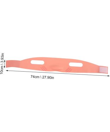 Didiseaon Silicone Beauty Lift Women Bandages Double Chin Reducer Facial Firming Band Thin Belt Double Chin Tape V Line Belt Strap Pink Facial Silica Gel Woman - Buy Online on GoSupps.com