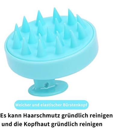 Shop 2-Piece Scalp Massager & Shampoo Brush Set - Soft Silicone Hair Care for Wet & Dry Use | Ideal for Women Men & Pets - Green & Rose Pink - Buy Online on GoSupps.com