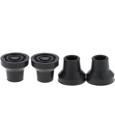 SDENSHI 4pcs 16mm Anti-Skid Durable Rubber Crutch Ferrules Cane Replacement End Tips - Black 16mm - Buy Online on GoSupps.com