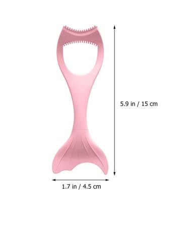 2pcs Pink Eyelash Eyeliner Guard - Silicone Comb Shield & Applicator | Mermaid Lash Stencils for Perfect Makeup | International Shipping Available - Buy Online on GoSupps.com