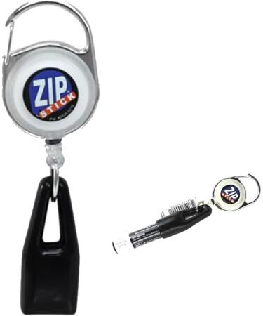 Retractable Lip Balm Holder Clip - White | Conveniently Attach to Ski Jacket, Purse, Belt Loop - Buy Online on GoSupps.com