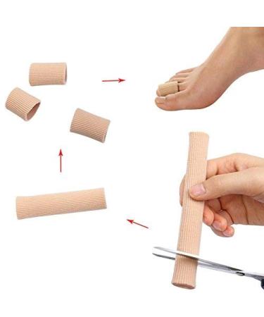 Mofun 2X Gel Toe Tube Bandage Sore Finger Cushion Corns Calluses Bunion Blister Pain Cuts Protectors Softens Relief (15cm/5.9in)