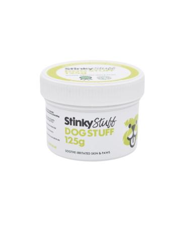 Stinky Stuff New Improved Formula - Dog Stuff Soothe itchy irritated skin and paws - Easy mess free formula - 100% Pure and Natural. (125g)