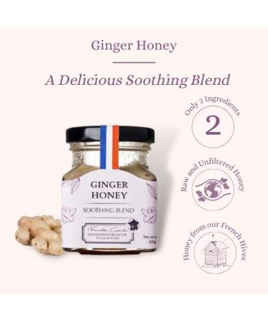 LES ABEILLES DE MALESCOT Ginger Honey (4.4 oz) - Natural Immune Support & Antioxidant | Raw & Unfiltered - Buy Online on GoSupps.com