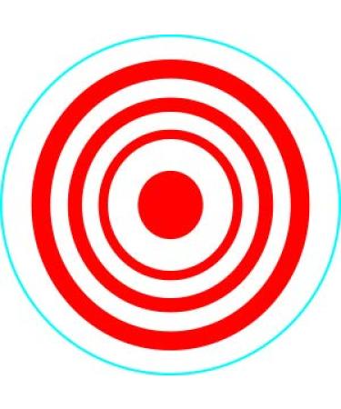 Toilet Stickers 12 Pack - Red Bullseye Target for 80% Cleaner Bathrooms in Minutes - Easy Bathroom Cleaning Solutions - Buy Online on GoSupps.com