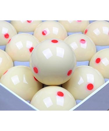 Loto AAA-Grade PRO Cup Standard Pool-Billiard Cue Ball 2-1/4'' 6 oz Red - 6 Dots - Buy Online on GoSupps.com