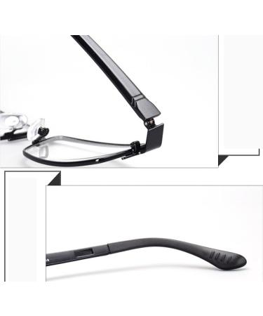 Zhuyiqz Classic Semi-Frame Anti-Blue Light Glasses - Retro UV Protection Computer Readers for Men - Color C2 Size +0.00 - Buy Online on GoSupps.com
