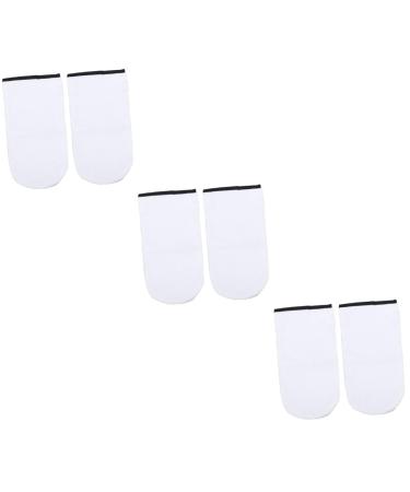 minkissy 3 Pairs Moisturizing Gloves Wax Mittens Hand Moisturizer Gloves Hand Care Paraffin Wax Gloves Paraffin Bath Liners Gloves for Hot Wax Manicure Gloves Work White Spa Bath Cotton