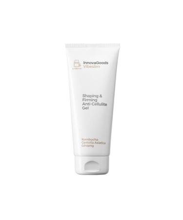 InnovaGoods Firming and Shaping Anti-Cellulite Gel 200 ml with Kombucha Centella Asiatica and Ginseng helps to firm and promotes the elimination of fatty deposits for all skin types