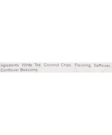 Tealyra White Coconut Cream Loose Leaf Tea - 100g (3.5oz) Pack of 1 | Premium Blend with Coconut Chips, Low Caffeine, High Antioxidants - Buy Online on GoSupps.com