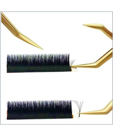 Premium Diamond Tip Precision Tweezers for Eyelash Extensions & 5D Volume Technique - International Shipping - Buy Online on GoSupps.com