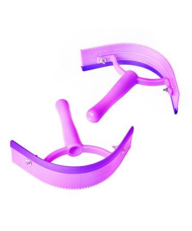 START Sweat knife for horse donkey goat with spikes (purple)
