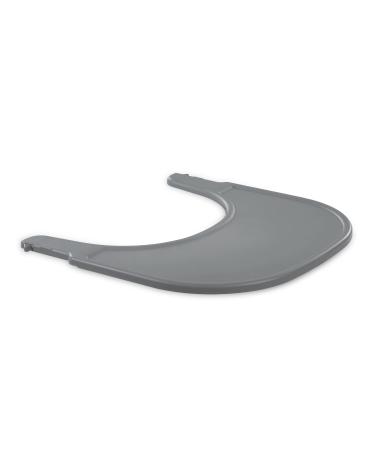 Hauck Alpha+ Click Tray Grey - Just Seconds to Remove and Fix Large Plastic Highchair Tray Easy to Clean