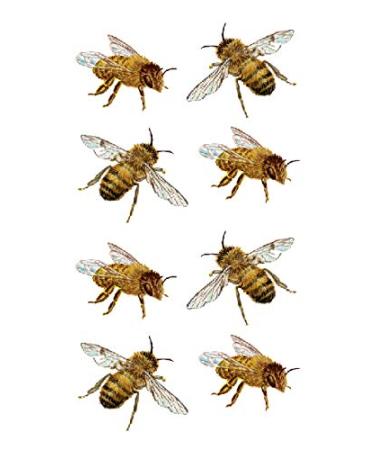 SanerLian Bee Ladybug Temporary Tattoo Stickers - Set of 12 | Waterproof Cartoon Fake Tattoos for Kids | Ideal for Hand, Arm, Party Favors - Buy Online on GoSupps.com