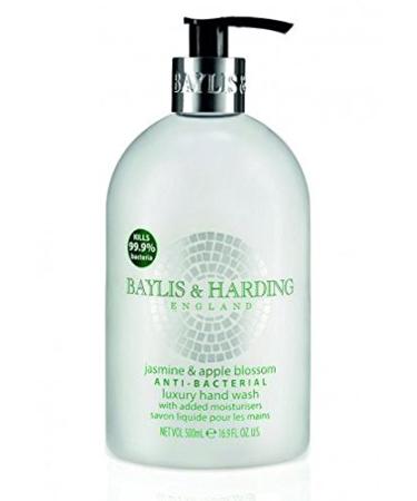 Baylis & Harding Luxury Anti-Bacterial Hand Wash 500ml - Jasmine & Apple Blossom