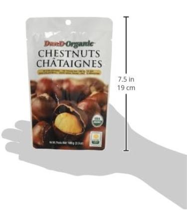 Dan-D-Pak OS10100 Organic Chestnuts 100g pack of 24 - Buy Online on GoSupps.com