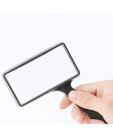 Magnifying Glasses for Hobbies Reading Magnifier Reading Magnifier - 10 Times Reading HD Glass Rectangular Hand-held Magnifying Glass Reading Reading Newspaper Dedicated Elderly Magnifying Mirror - Buy Online on GoSupps.com
