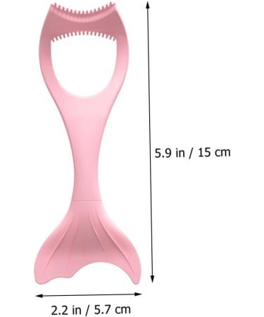 BELLIFFY 2pcs Mascara Brush Eyeliner Applicator Tool Massaging Eye Mask Eyeshadow Stencil Pink - Buy Online on GoSupps.com