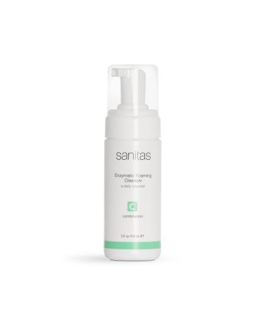 Sanitas Skincare Enzymatic Foaming Cleanser  Pore Refining Cleanser  Fruit Enzymes  5 Ounces