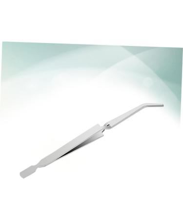 Beavorty 1pc Tweezers Nail Art Clip Nail Pincher Double Head Phototherapy Nail 17*0.9cm Silver - Buy Online on GoSupps.com
