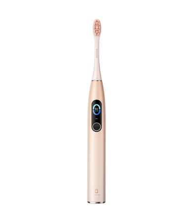 Oclean X Pro Smart Electric Toothbrush 3 Modes with Whitening Quick Charge for 30 Days Anti-Mould Design IPX7 Pink Pink 1 count (Pack of 1) Toothbrush