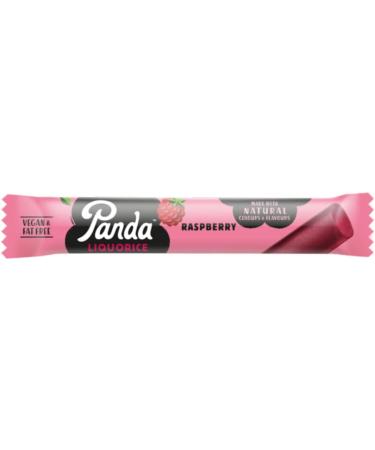 Panda Liquorice Raspberry and Original Soft Liquorice bars Fat free Vegan Retro Liquorice sweets made with Natural Colours Natural Flavours pack of 4 bars - Buy Online on GoSupps.com