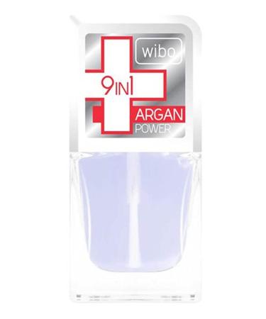 WIBO 9-in-1 with Argan Power nail conditioner with tea tree oil vitamins argan oil keratin beautiful and healthy nails.
