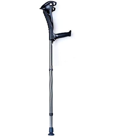 Forearm Crutches Adjustable Forearm Crutches Height Adjustable Elbow Shockproof Walking Crutches with Comfortable Grips Assistance for Men/Women Lightweight Arm Crutch Journey