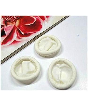 Wuuycoky Anti-Static Disposable Latex Finger Cots - Medium Size Pack of 100 | International Shipping Available - Buy Online on GoSupps.com