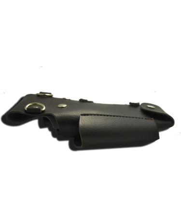 Premium Housoutil Leather Scissor Organizer Kit - 2-Piece Pocket Holder for Hairdressers - Stylish & Functional Hairdressing Bag - Black - Buy Online on GoSupps.com