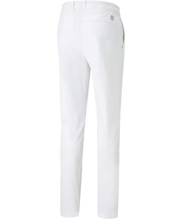 PUMA GOLF Men's Dealer Tailored Pant White Glow 30W x 30L - Performance and Style for the Modern Golfer - Buy Online on GoSupps.com