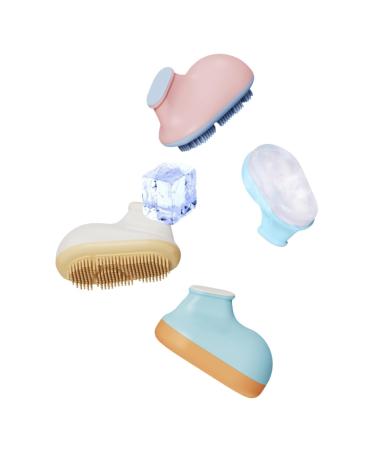 ANONEVA Ice Roller Face Roller with Brush and Ice Mold for Face Reusable Ice Roller Facial Neck Eyes Pores Ice Roller and Silicone Brush 2 in 1