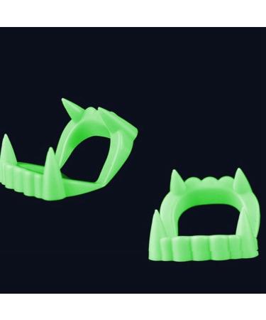 Reamhome Vampire Dentures - Fluorescent Green Glow in the Dark 5 Pack | Fun Costumes & Accessories for Halloween - Buy Online on GoSupps.com